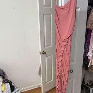 Zara Pink Asymmetrical Dress